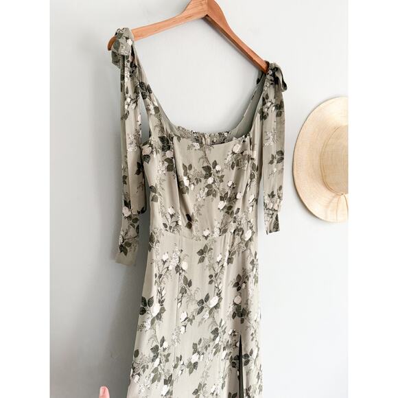 Reformation | Twilight Dress in Verde | Sz 6 - Picture 3 of 10
